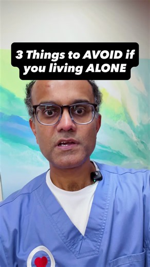 3 things to avoid if you’re living alone If you or an aging parent lives alone, these three habits are worth rethinking, because when no one else is around, small risks become big ones. First, avoid tripping hazards you have stopped noticing: loose rugs, cluttered walkways, cords, and dim lighting. Falls are the number one danger for older adults living alone, and a minor stumble can become serious when there is no one there to help. Clear the paths and add grab bars and brighter bulbs. Second, 