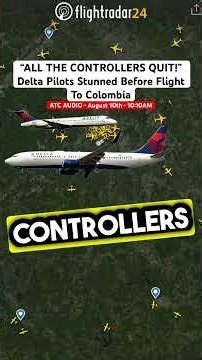 “ALL THE CONTROLLERS QUIT!” Delta Pilots Stunned Before Flight To Colombia