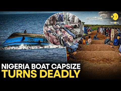 Nigeria Boat HORROR LIVE: Tragedy Hits Nigerian Waters as Overloaded Boat Capsizes Killing 50 | WION