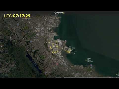 San Francisco KSFO Flightradar24 Livestream with Live Air Traffic Control 29/06/2026