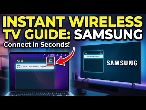 How to connect laptop to TV wirelessly - Instant Guide