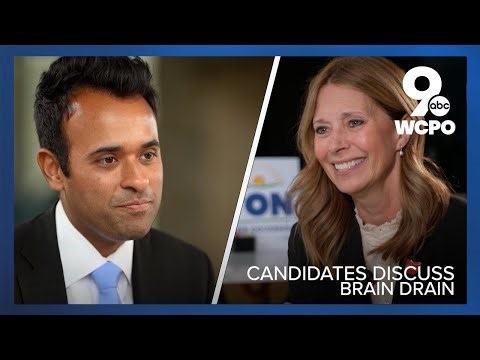 Top Ohio gubernatorial candidates talk 'brain drain'