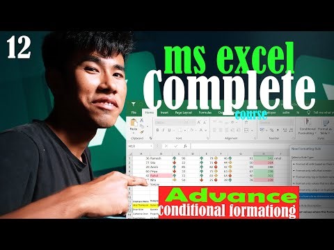 Lesson-12 Advance Conditional Formatting Explained in Nepali, ms excel full course in nepali