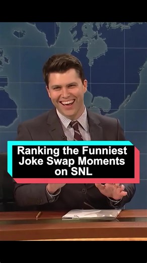 Top 10 Funniest SNL Joke Swap Moments,The Entire Cast Completely Loses It#snl#MichaelChe#colinjost#fyp#foryou
