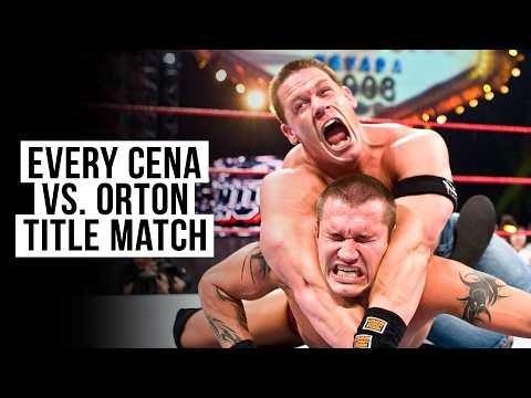 Every John Cena vs. Randy Orton Title Match