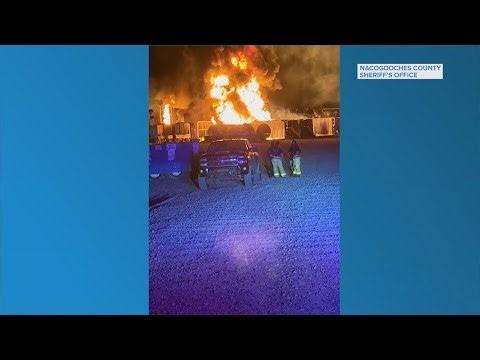 Oil well explosion in East Texas prompts evacuations, large fire