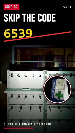 Skip the Pharmacy Locker Code (6539) in Silent Hill Townfall #Shorts