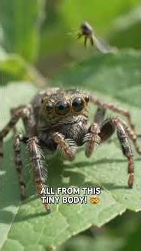 Jumping Spider Vision & Superpowers Explained 🕷️ How They See, Jump & Stay Safe