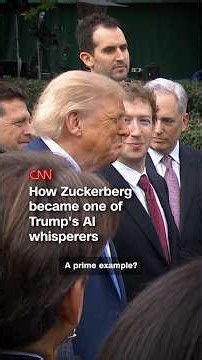 How Zuckerberg became one of Trump's AI whisperers