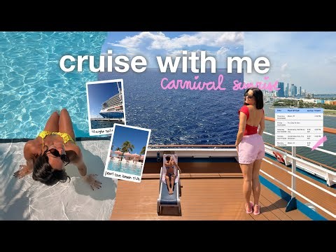 CRUISE WITH ME: My FIRST Time on a Carnival Cruise!!🐠🌴🌺 the paradise collection + my honest opinions