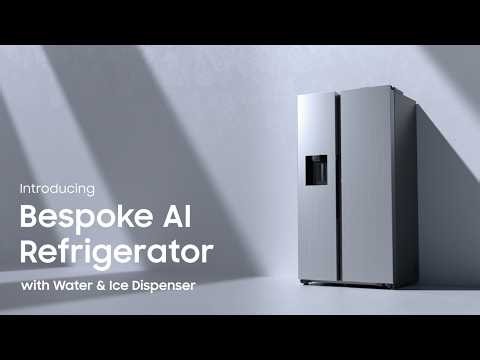 Introducing Bespoke AI Refrigerator Side-by-Side | AI Family Hub™ | Samsung