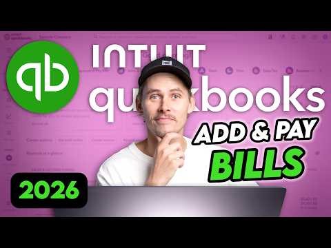 How to Add & Pay Bills in QuickBooks Online