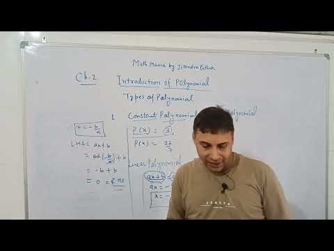 Introduction to polynomial class 9 By jitendra Pathak chapter-2