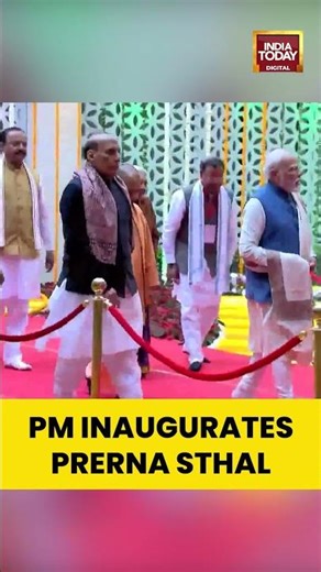 PM Modi Inaugurates #rashtraprernasthal in Lucknow, Showcasing India’s Visionary Leaders