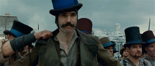 To play Bill the Butcher in Gangs of New York, Daniel Day-Lewis had his eye covered with a glass prosthetic. He trained himself to tap the glass "eye" with a real knife tip without blinking, a feat he performed live on camera to unsettle his co-stars.