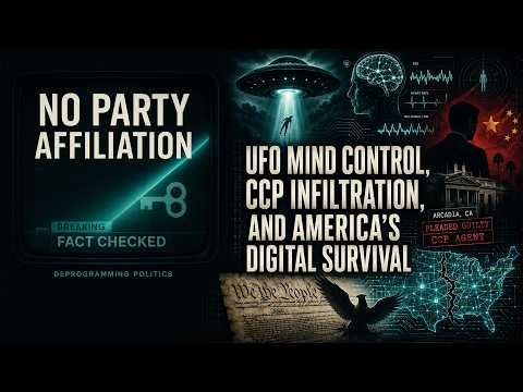 UFO Mind Control, CCP Infiltration, and America’s Digital Survival