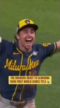 Pure Joy From Brewers Players And Staff 🥹