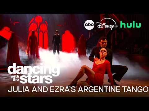 Julia Stiles and Ezra Sosa’s Horror Movie Night Argentine Tango | Dancing with the Stars