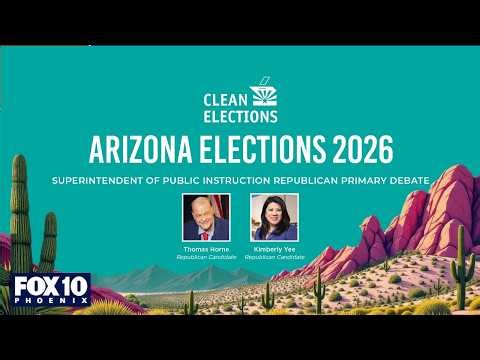 🔴LIVE: Arizona Superintendent Republican primary debate | FOX 10 Phoenix