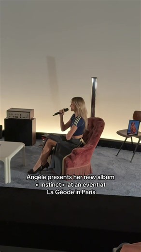 Angèle Presents Her New Album « Instinct » at La Géode in Paris