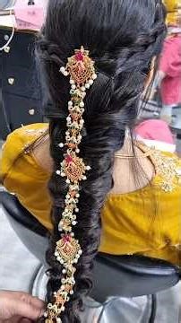 Trending Front Braid with Decorative Back Braid | Perfect Party hairstyle