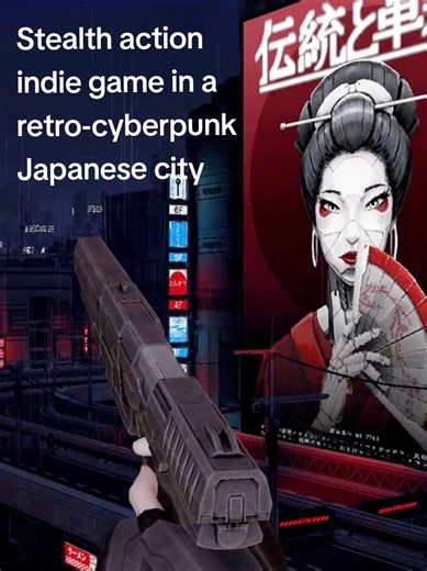 In immersive stealth action indie game, Tokyo Walled City, you sneak and slay in a retro-cyberpunk Japanese city. #gaming #tiktokgaming #indiegame #videogames #indiegame