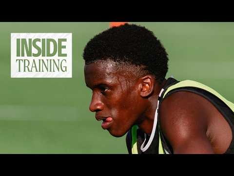 Inside Training: Small-sided games and end-of-session shooting!