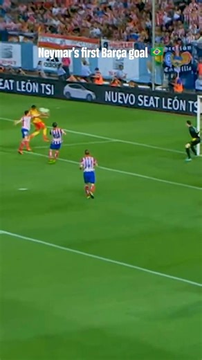 Neymar’s first Barça goal… against Atlético 🇧🇷🔥 #shorts #fcbarcelona #football