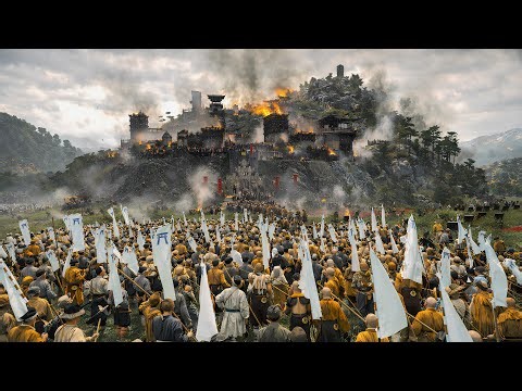 300 Odachi (Longsword) Samurai Defend Fortress Against 3000 Rebel Monks – Mount & Blade 2 Bannerlord