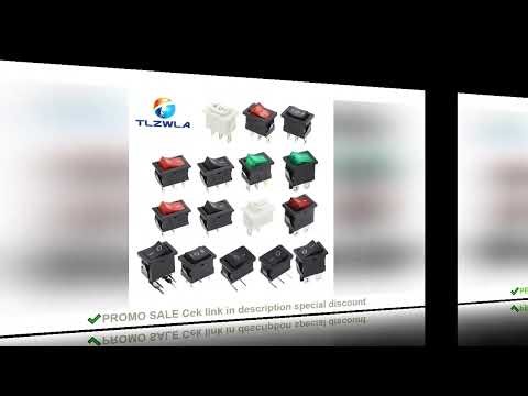 10PCS Switch ON-OFF KCD1 15*21mm 2Pin Ship Type Switch 6A 250V 10A 125V 15X21 Rocker Switch Power Sw