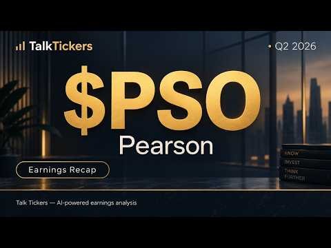 Pearson Q2 2026 Earnings: AI Growth & Virtual Learning Expansion