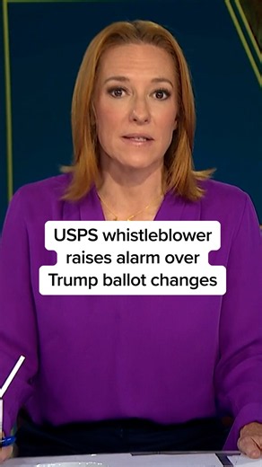USPS whistleblower raises alarm over Trump ballot changes