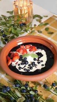 🫐 My Rustic Finnish Blueberry Kiisseli #Mustikkakiisseli #BlueberryKiisseli