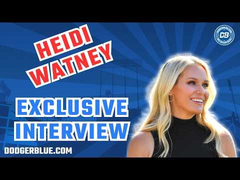 Heidi Watney interview: Walker Buehler facing Dodgers, Dave Roberts, Apple TV Friday Night Baseball