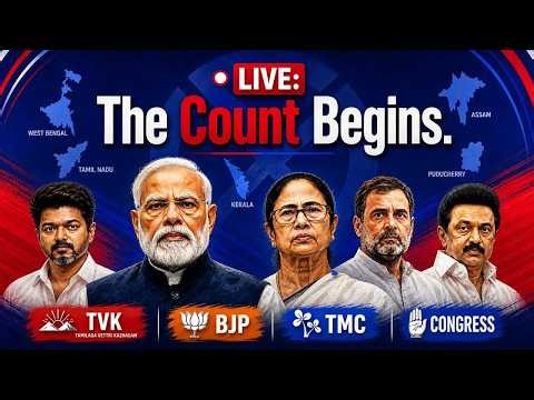 Assembly Election Results LIVE | Seats, Leads & Trends Across 5 Key States | West Bengal, Tamil Nadu