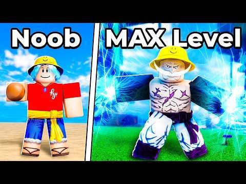 Noob to MAX LEVEL As WHITEBEARD in Roblox Sailor Piece