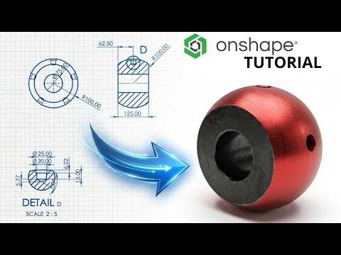 Onshape Tutorial - Hole and Circular Pattern
