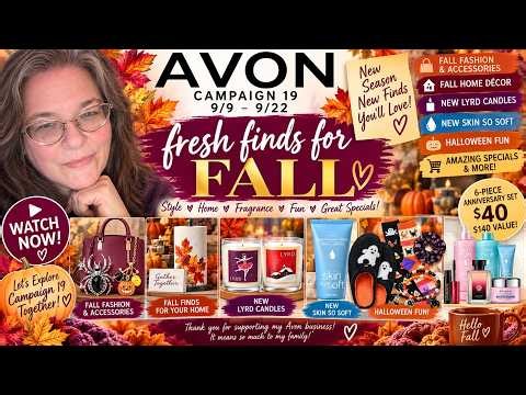 🍂 AVON Campaign 19 | Fresh Finds for Fall! 🎃 Halloween, Fall Fashion, NEW Skin So Soft & More