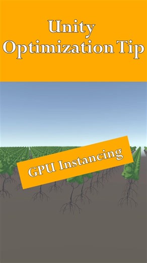 Unity Optimization Tip : GPU Instancing