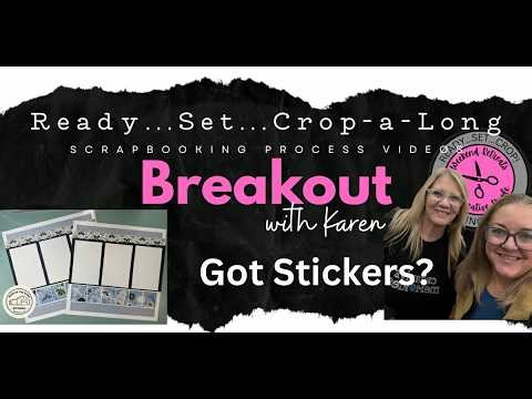 Ready...Set...Got Stickers? Make a fun easy border using up a bunch of stickers!