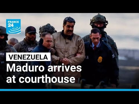 Nicolas Maduro arrives at New York courthouse to face drug charges • FRANCE 24 English
