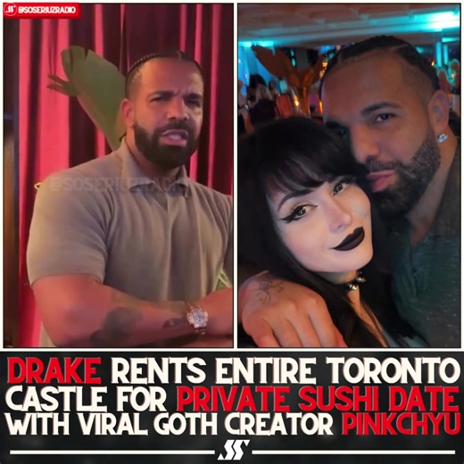 Drake takes over 98-room Toronto castle for exclusive private dinner date with Pinkchyu 👀 #drake #pinkchyu #casalomatoronto