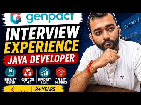 Genpact Java Developer Interview Experience 2026 | 3+ Years Experience #genpact #interviewexperience