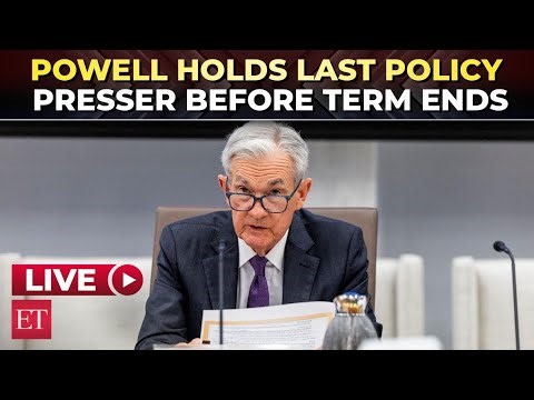 LIVE: Powell addresses markets after two-day Fed meeting | Final press conference before term ends!