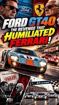 Ford GT40: The Revenge That Humiliated Ferrari 🔥🏁