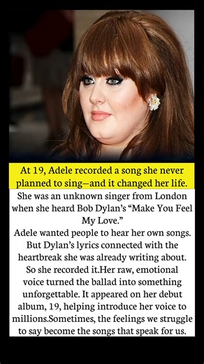At 19, Adele Recorded a Song She Never Planned to Sing #shorts #viral #trending