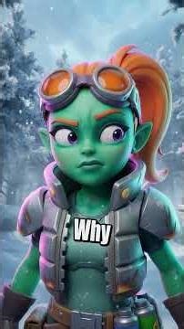 Alien POV winter assignment goes wrong #alien #comedy #animation