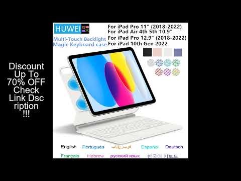 Magic Keyboard for iPad Pro 11 12.9 Air 4 Air 5 for iPad 10th Generation Pro 12.9 6th 5th 4th 3rd Ge