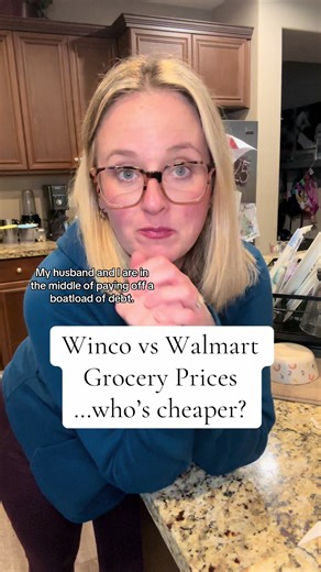 Winco or Walmart…. Who has better grocery prices? I did the comparing for you and for these particular items @WinCo Foods came out on top. #groceryprices #grocerybudget #moneysavingtips #debtpayoff #winco