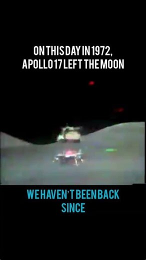 NASA’s Last Seconds on the Moon: Apollo 17 Departure.WE HAVEN’T BEEN BACK SINCE... 🌕 #Shorts